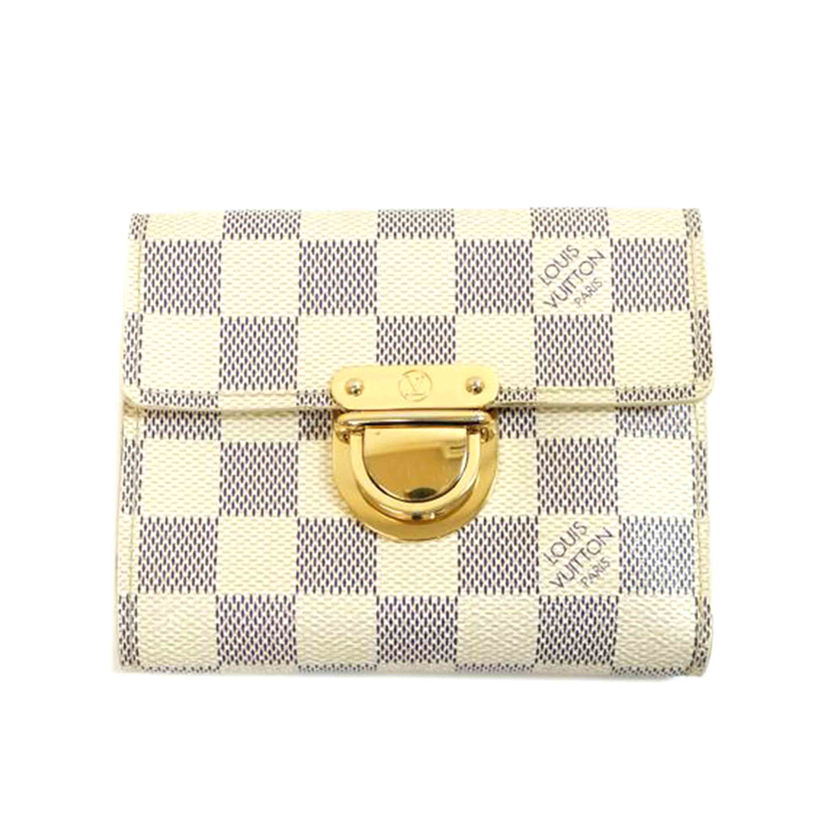 LV ルイヴィトン/ポルトフォイユ・コアラ/ダミエ/アズール/N60013//CA2***/Bランク/71