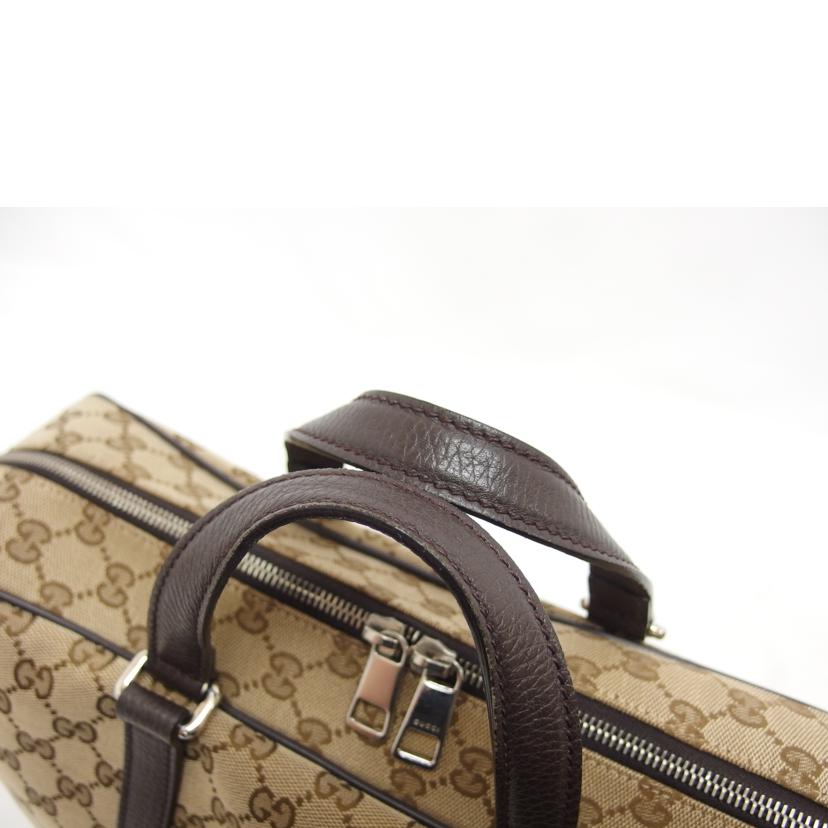 GUCCI グッチ ビジネスバッグ ハンドバッグ ベージュ ブラウン/GGキャンバス/2WAYブリーフケース/449168//204***/ABランク/04