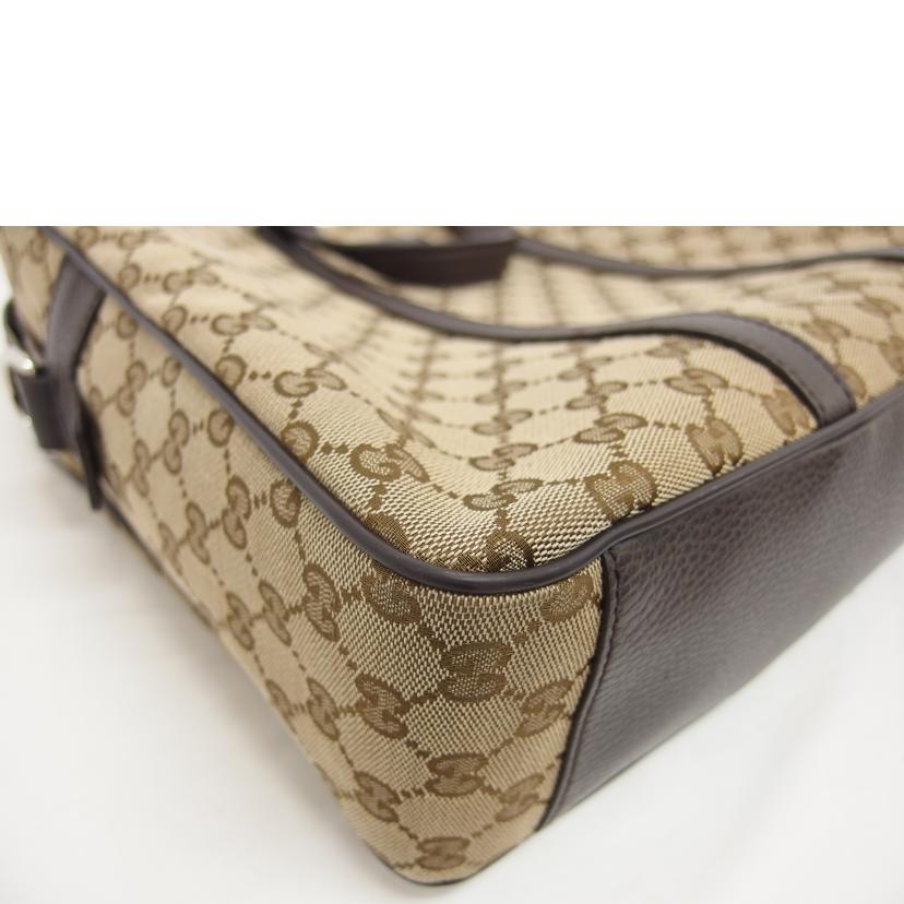 GUCCI グッチ ビジネスバッグ ハンドバッグ ベージュ ブラウン/GGキャンバス/2WAYブリーフケース/449168//204***/ABランク/04