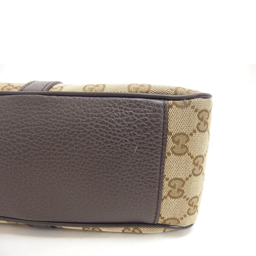 GUCCI グッチ ビジネスバッグ ハンドバッグ ベージュ ブラウン/GGキャンバス/2WAYブリーフケース/449168//204***/ABランク/04