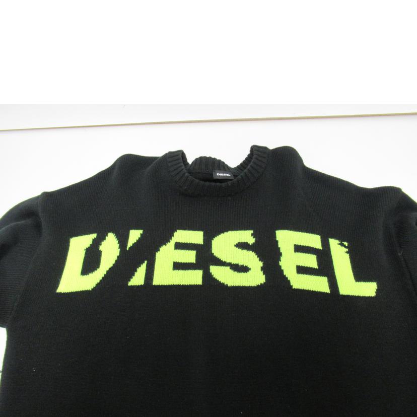 DIESEL/ニット/ロゴ/黒//Bランク/63