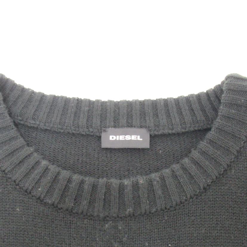 DIESEL/ニット/ロゴ/黒//Bランク/63