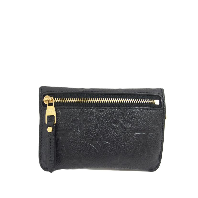 LV ルイヴィトン コインパース/ポシェット・クレ/アンプラント/ノワール/M60633//TJ4***/ABランク/04