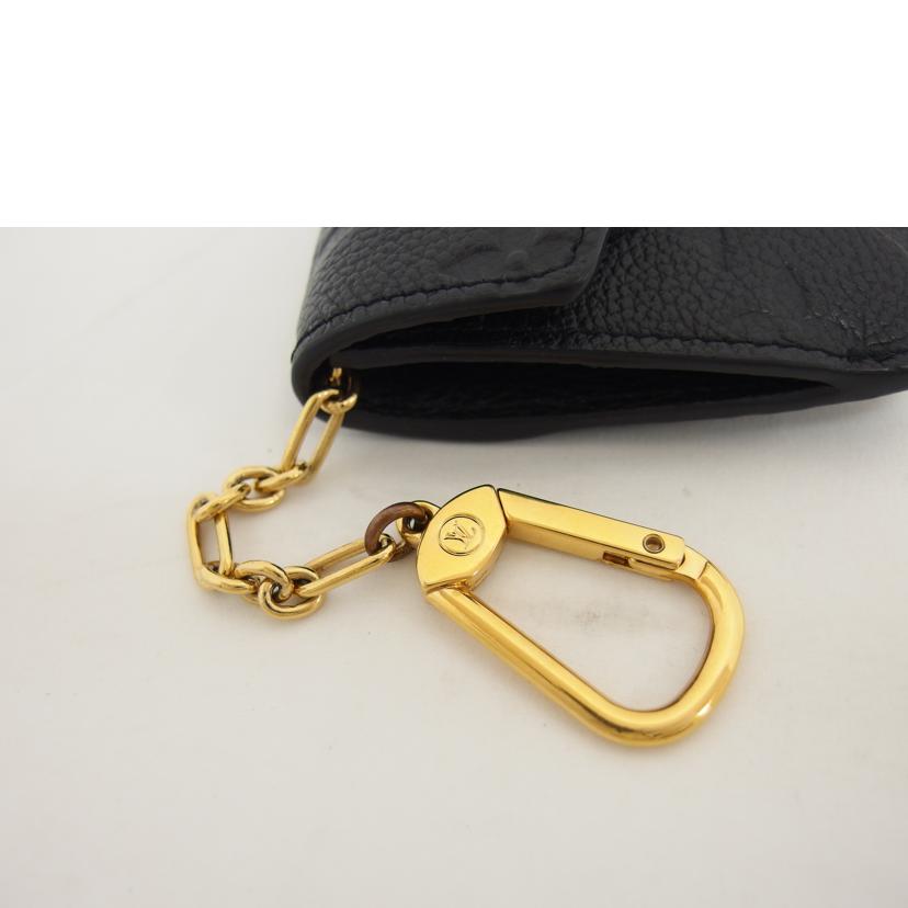 LV ルイヴィトン コインパース/ポシェット・クレ/アンプラント/ノワール/M60633//TJ4***/ABランク/04