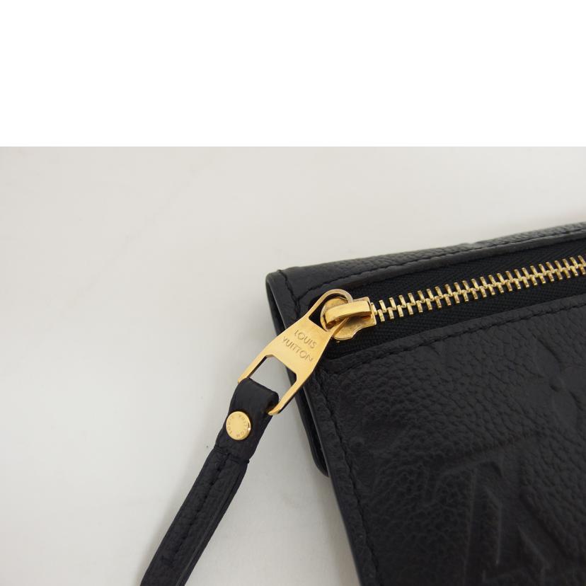 LV ルイヴィトン コインパース/ポシェット・クレ/アンプラント/ノワール/M60633//TJ4***/ABランク/04