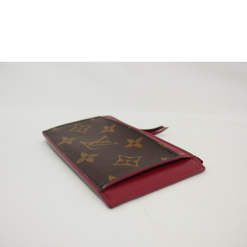 LV ルイヴィトン コインパース/ポルトカルト・ジップ/モノグラム/フューシャ/M67889//NZ2***/Bランク/04