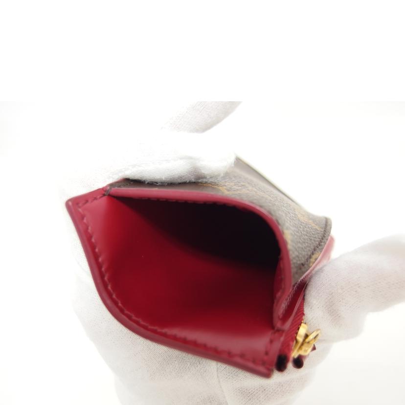 LV ルイヴィトン コインパース/ポルトカルト・ジップ/モノグラム/フューシャ/M67889//NZ2***/Bランク/04