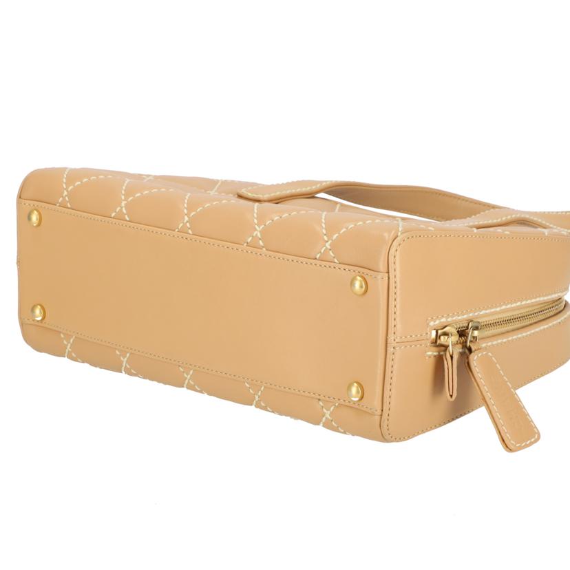 CHANEL シャネル/カーフスキンワイルドステッチハンド/ベージュ//824****/ABランク/19