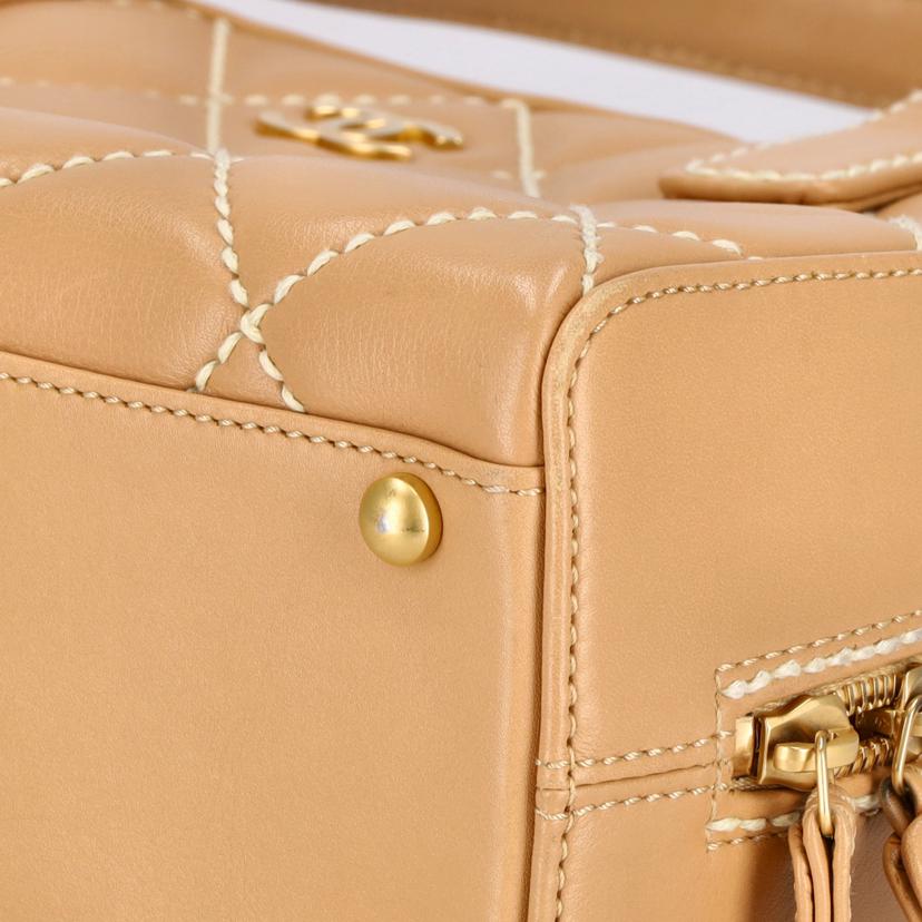 CHANEL シャネル/カーフスキンワイルドステッチハンド/ベージュ//824****/ABランク/19