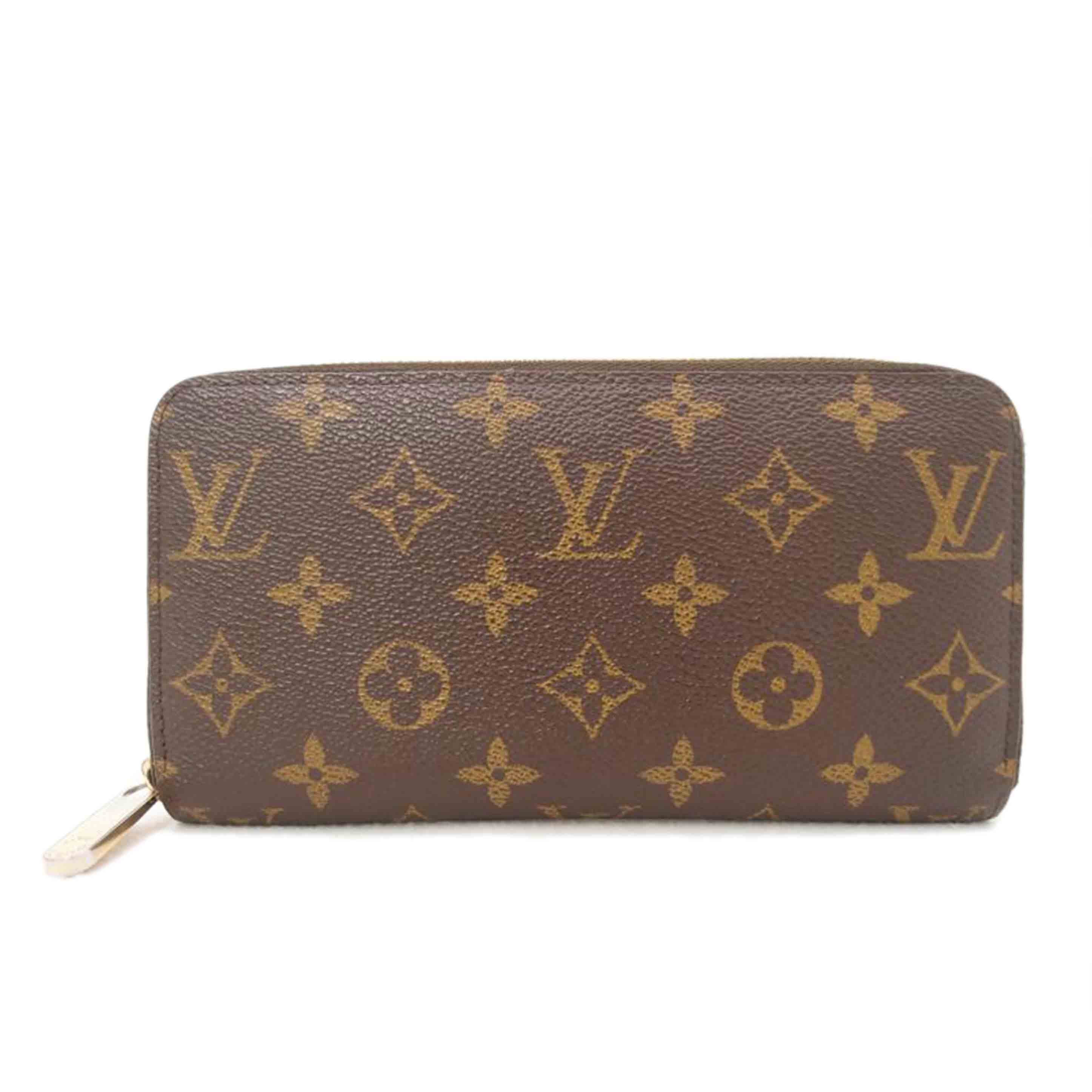 LOUIS VUITTON ルイ・ヴィトン ビトン ラウンドファスナー長財布 茶 ブラウン レディース メンズ/ジッピー・ウォレット/モノグラム/M60017//CA3***/Bランク/69