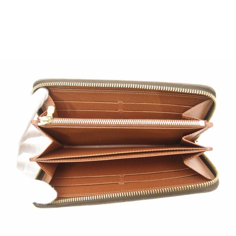 LOUIS VUITTON ルイ・ヴィトン ビトン ラウンドファスナー長財布 茶 ブラウン レディース メンズ/ジッピー・ウォレット/モノグラム/M60017//CA3***/Bランク/69