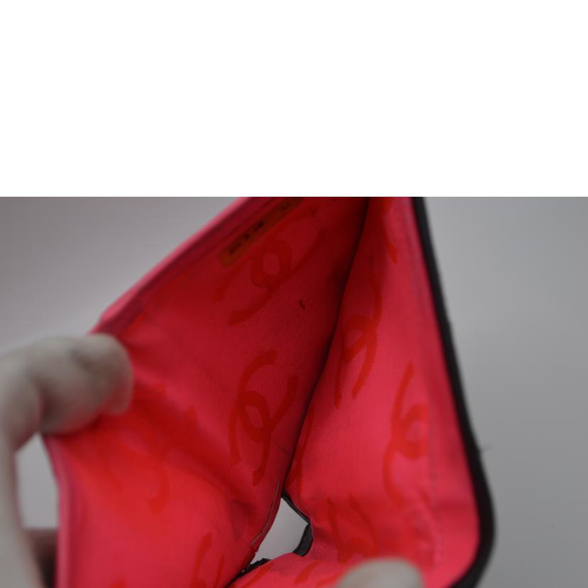 CHANEL シャネル/カンボンラインコンパクトレザー財布/A26720//139*****/Bランク/89