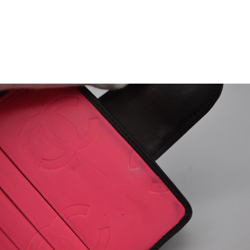 CHANEL シャネル/カンボンラインコンパクトレザー財布/A26720//139*****/Bランク/89