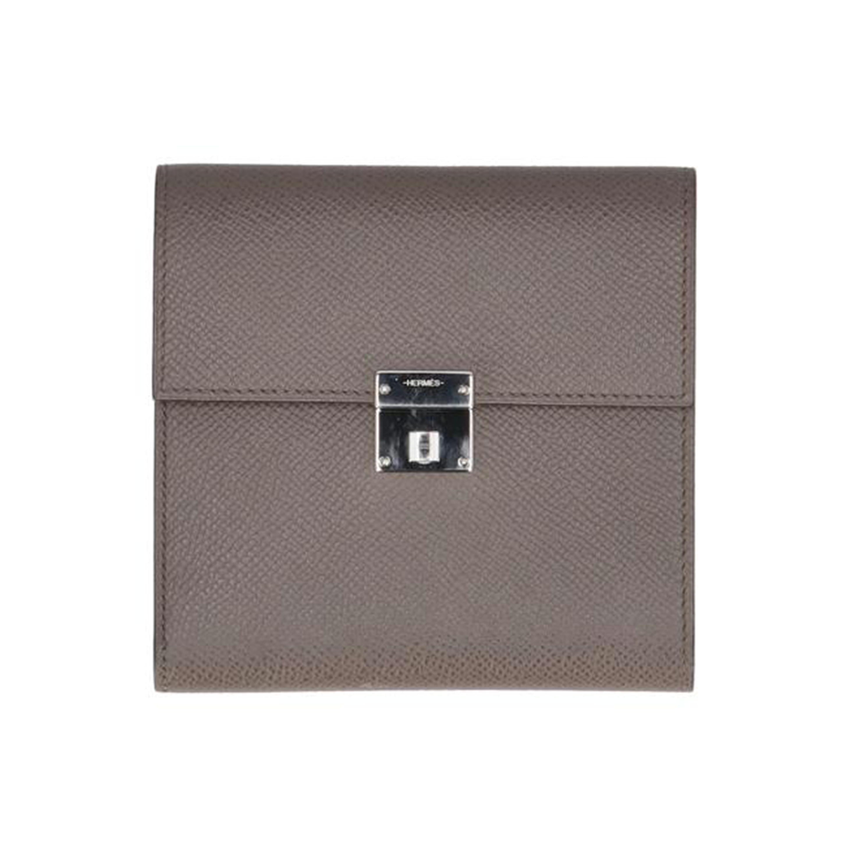 HERMES エルメス/クリック12ヴォーエプソン/エトゥープ//A N**************/Aランク/75