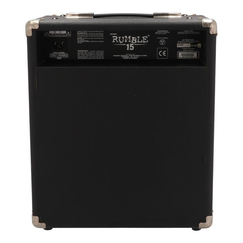 FENDER フェンダー /ベースアンプ/RUMBLE 15 Bass Amp//KKI11J3210/Bランク/22