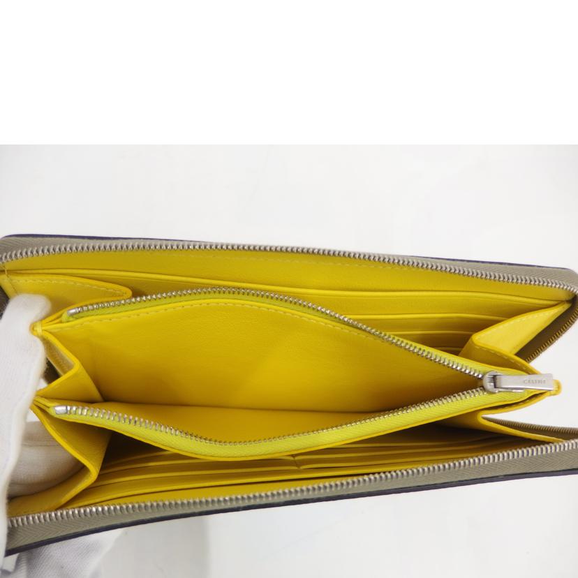 CELINE セリーヌ/ラージジップマルチファンクションラウンドファスナー//W-L******/Aランク/82