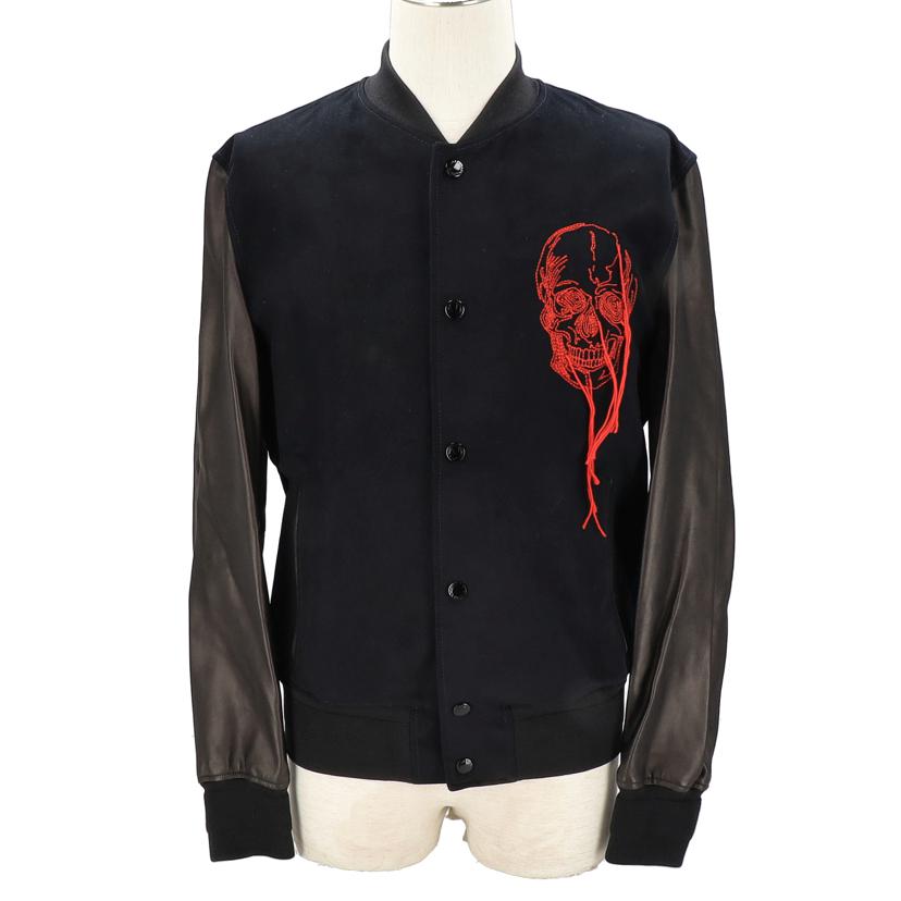 Alexander McQUEEN アレクサンダーマックイーン/ラムレザースカルモチーフスタジャン/507050-Q5HM0//サイズ:50/Aランク/91