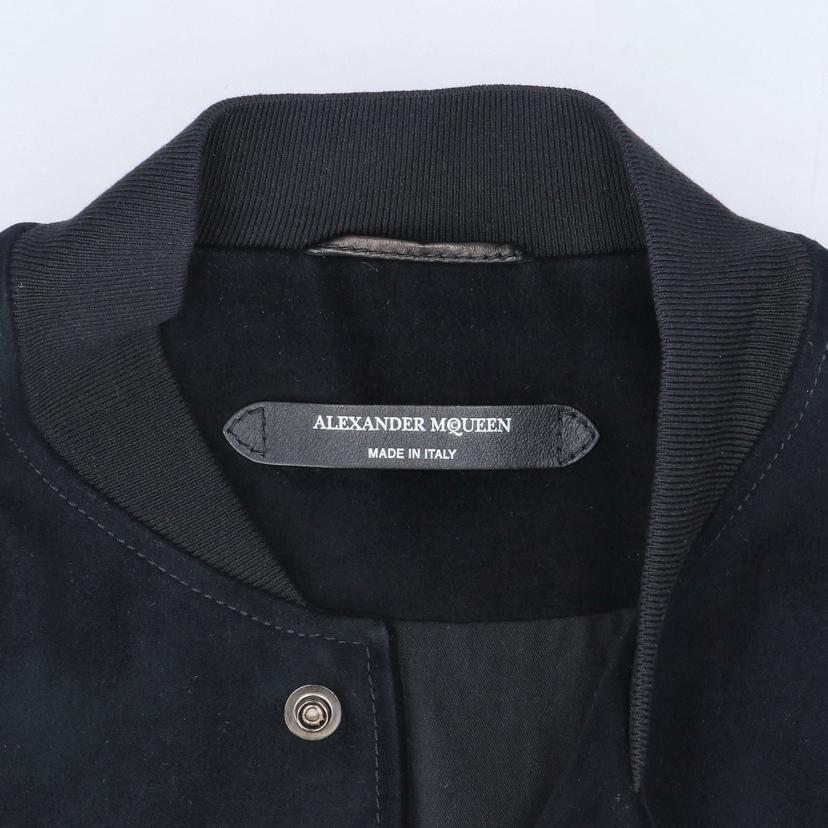 Alexander McQUEEN アレクサンダーマックイーン/ラムレザースカルモチーフスタジャン/507050-Q5HM0//サイズ:50/Aランク/91