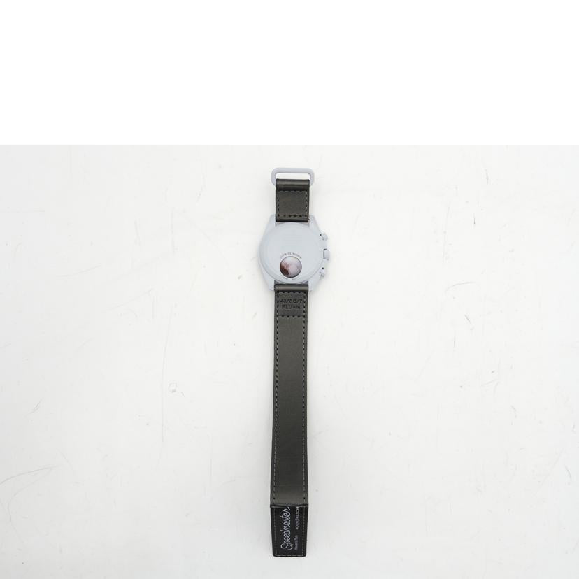 Swatch×OMEGA Swatch×OMEGA/MISSION TO PLUTO/クロノグラフ/クォーツ/S033M101//Aランク/75
