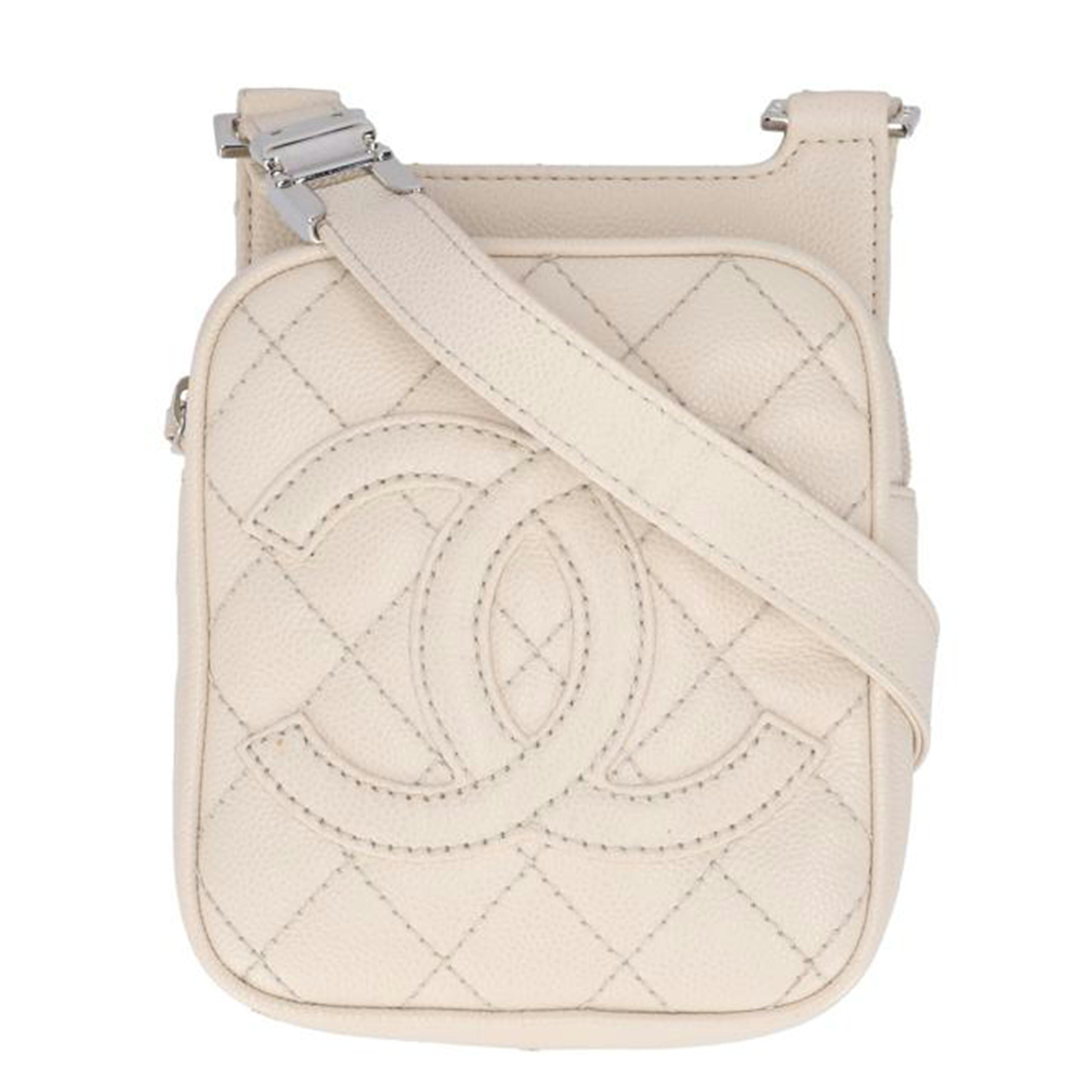 CHANEL シャネル/キャビアスキン/ショルダーポシェット//105*****/ABランク/91