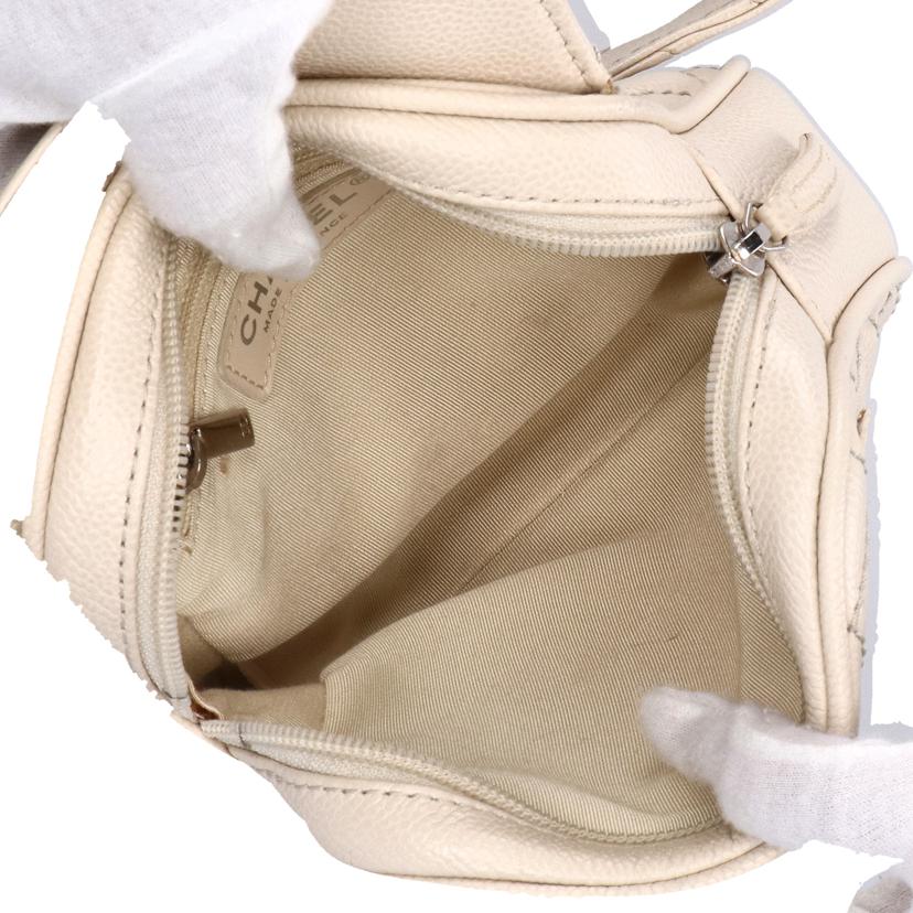 CHANEL シャネル/キャビアスキン/ショルダーポシェット//105*****/ABランク/91