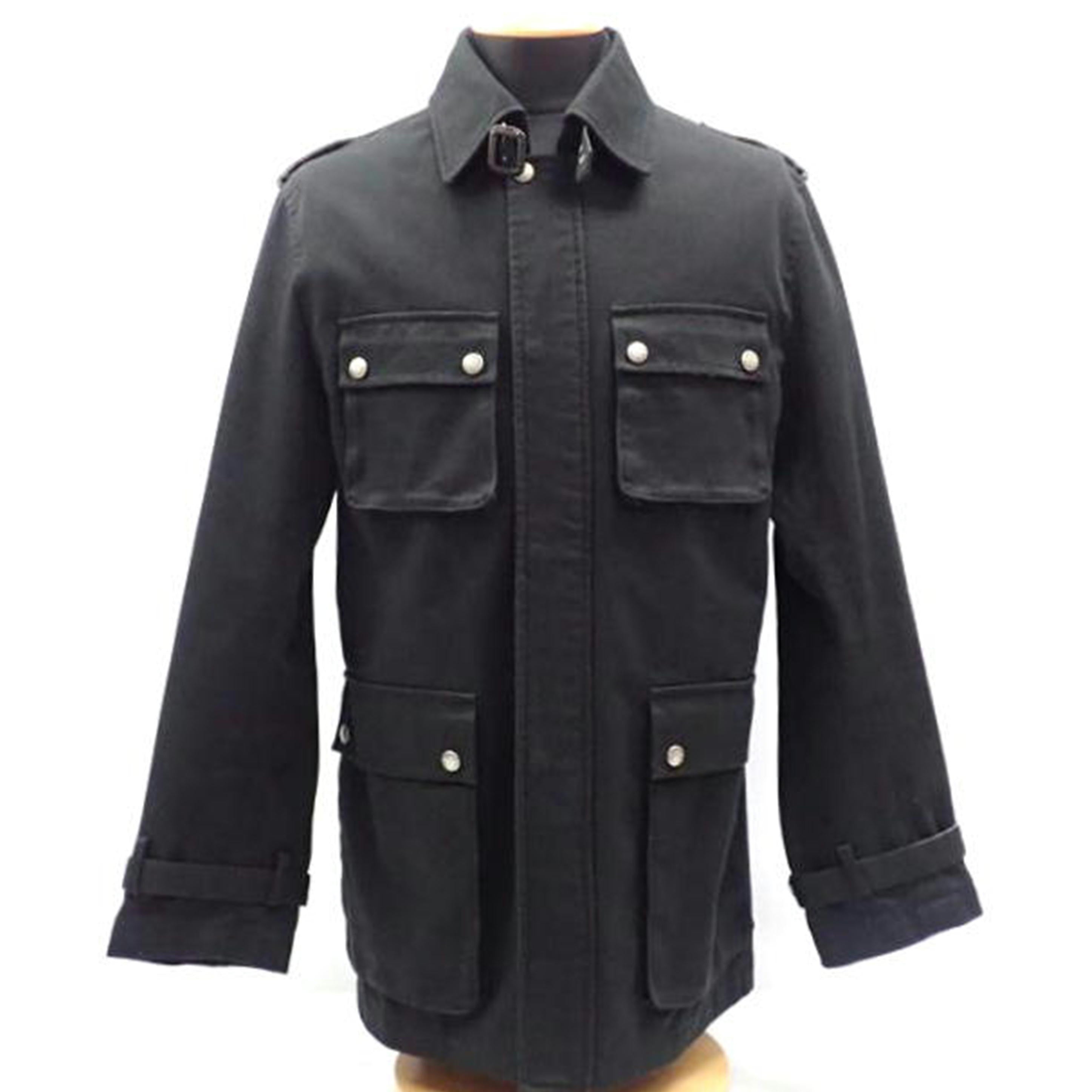 BURBERRT BLACK LABEL バーバリーブラックレーベル/★BURBERRY フルジップ付きハーフコート/BMP82-715-09//L/Bランク/62