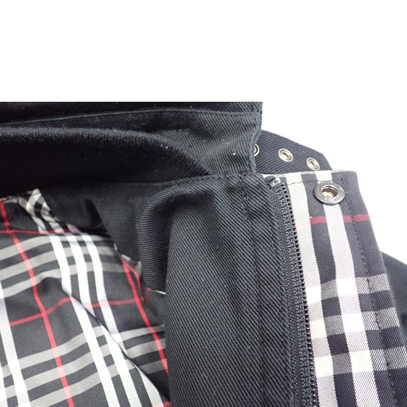 BURBERRT BLACK LABEL バーバリーブラックレーベル/★BURBERRY フルジップ付きハーフコート/BMP82-715-09//L/Bランク/62