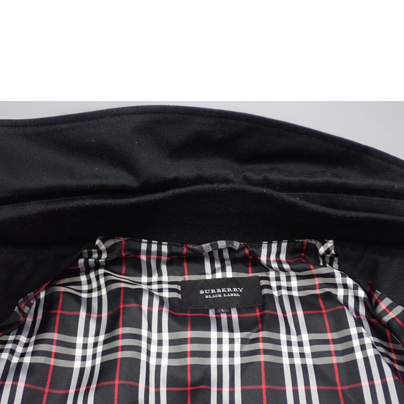 BURBERRT BLACK LABEL バーバリーブラックレーベル/★BURBERRY フルジップ付きハーフコート/BMP82-715-09//L/Bランク/62