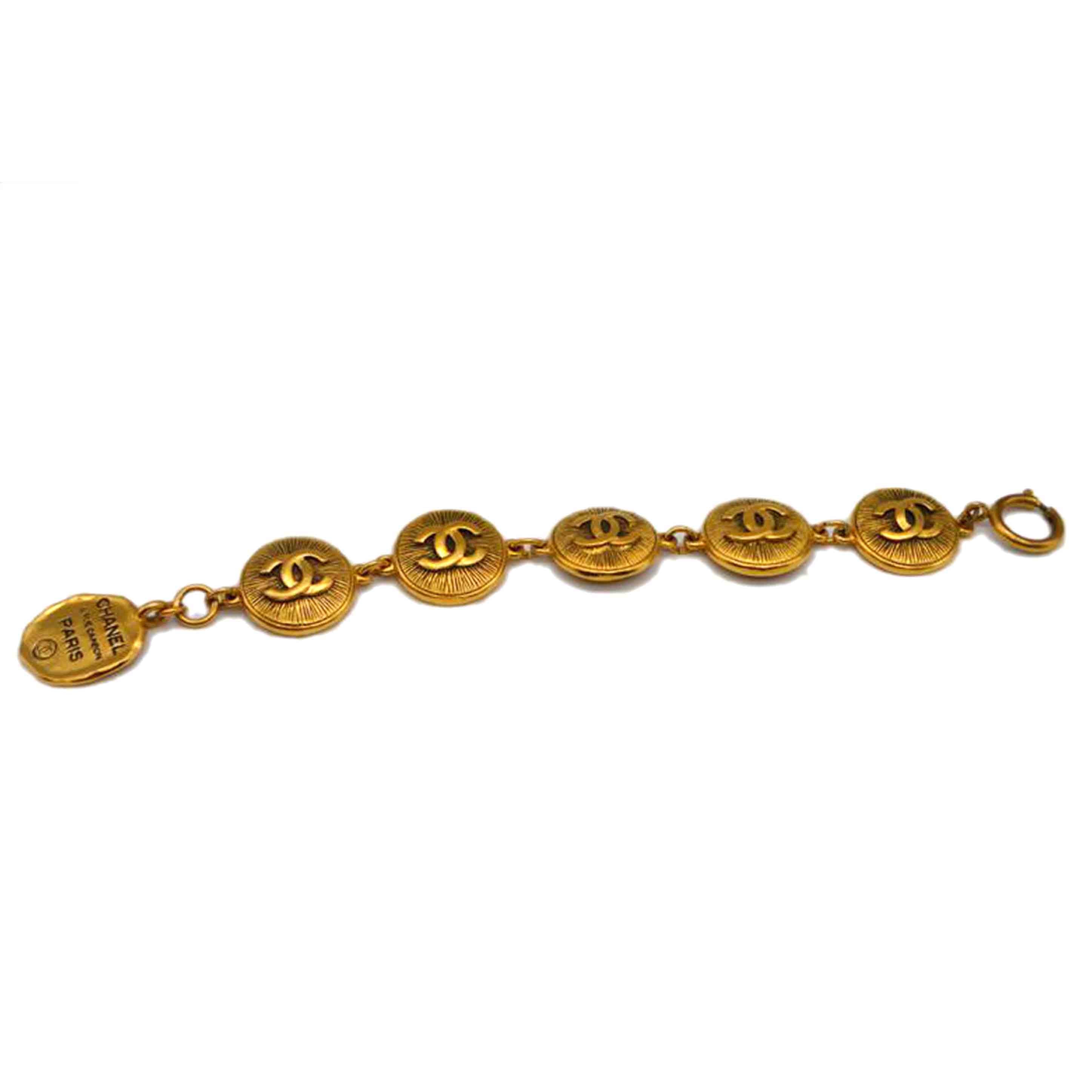 CHANEL シャネル/ココマークヴィンテージブレスレットGP//ABランク/89