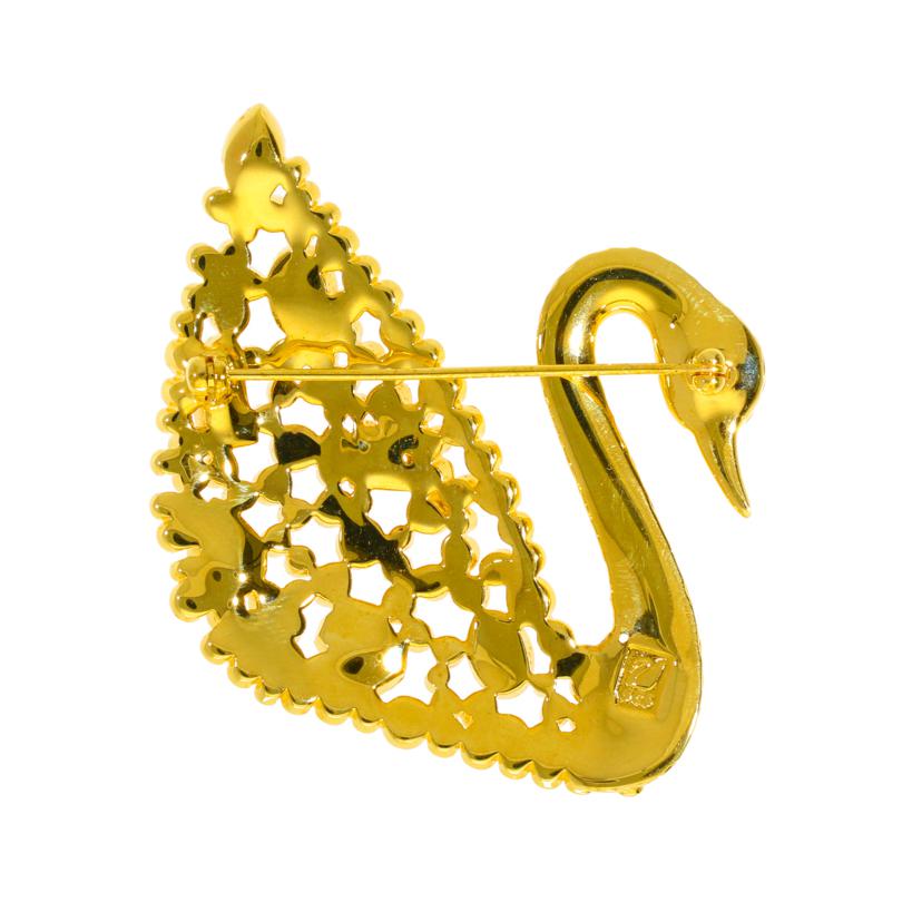 SWAROVSKI スワロフスキー/100周年SCSスワンブローチ//Aランク/94