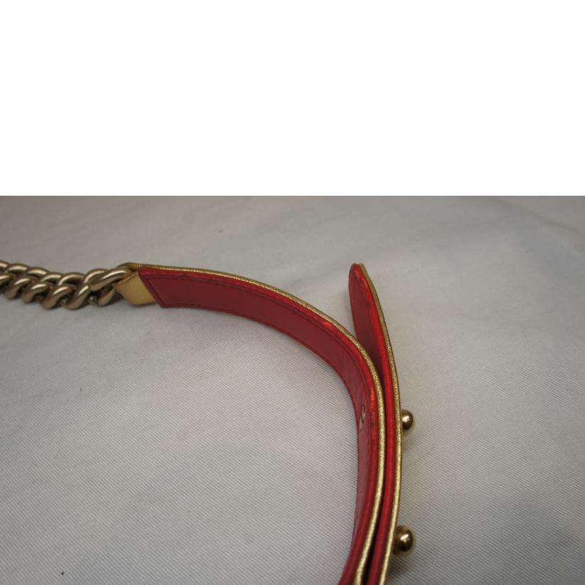 CHANL シャネル/ボーイシャネル ゴールドチェーンショルダー/A67085//190*****/Aランク/92