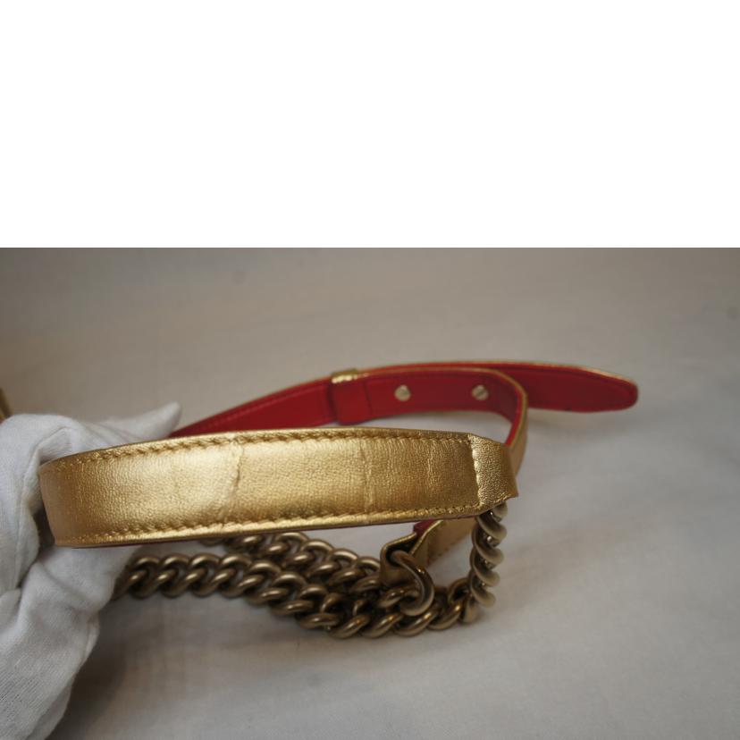 CHANL シャネル/ボーイシャネル ゴールドチェーンショルダー/A67085//190*****/Aランク/92