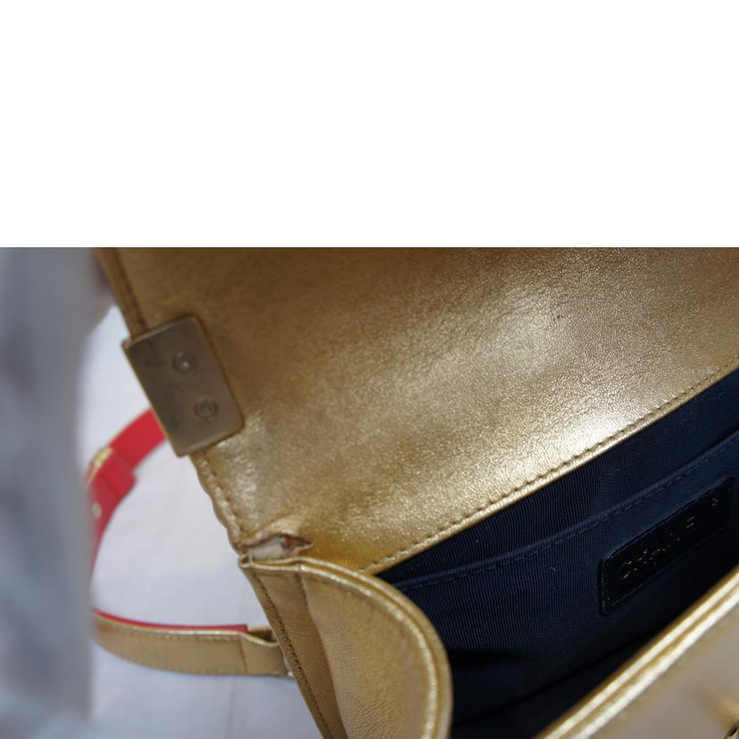 CHANL シャネル/ボーイシャネル ゴールドチェーンショルダー/A67085//190*****/Aランク/92