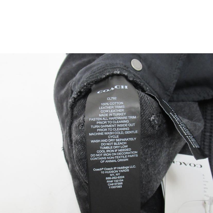COACH/レディースルーズフィットデニム/ブラック/CL792//SAランク/63