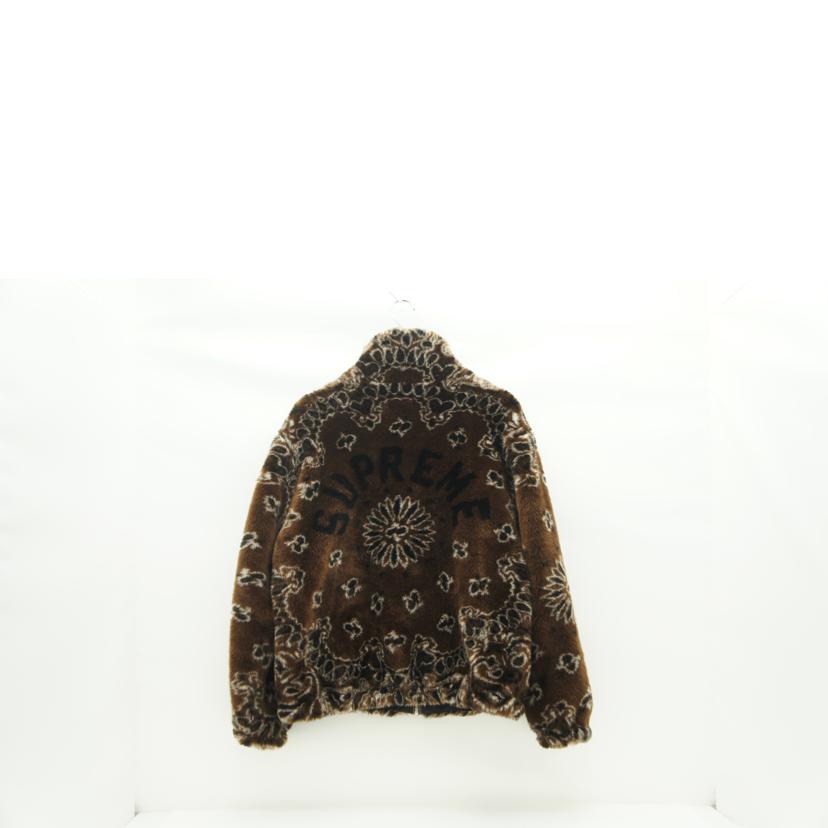 SUPREME シュプリーム/SUPREME バンダナ フェイクファー ジャケット BR//ABランク/78