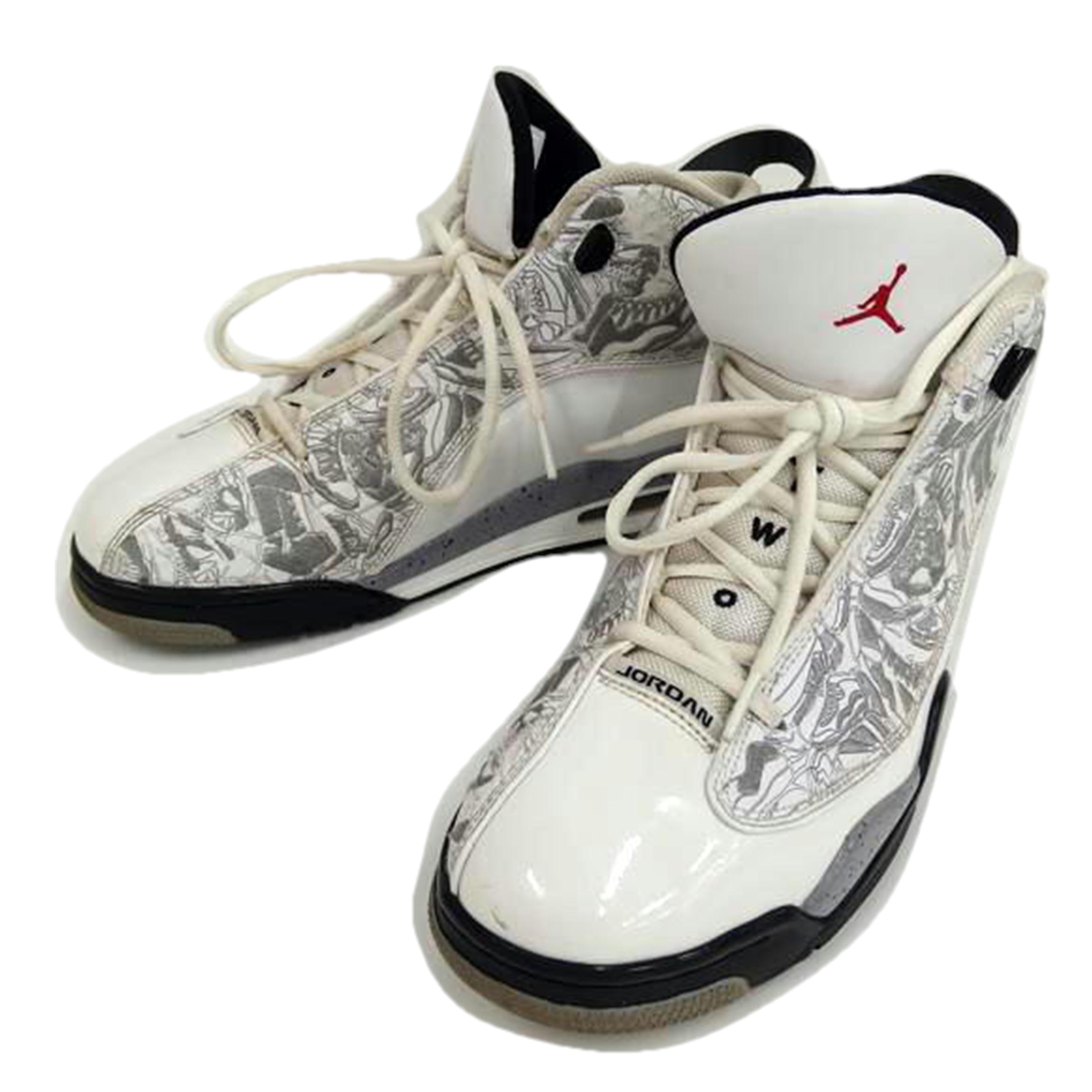 NIKE ナイキ/ Air Jordan Dub Zero Black/White/Fossil Stone/311046-105//Bランク/82