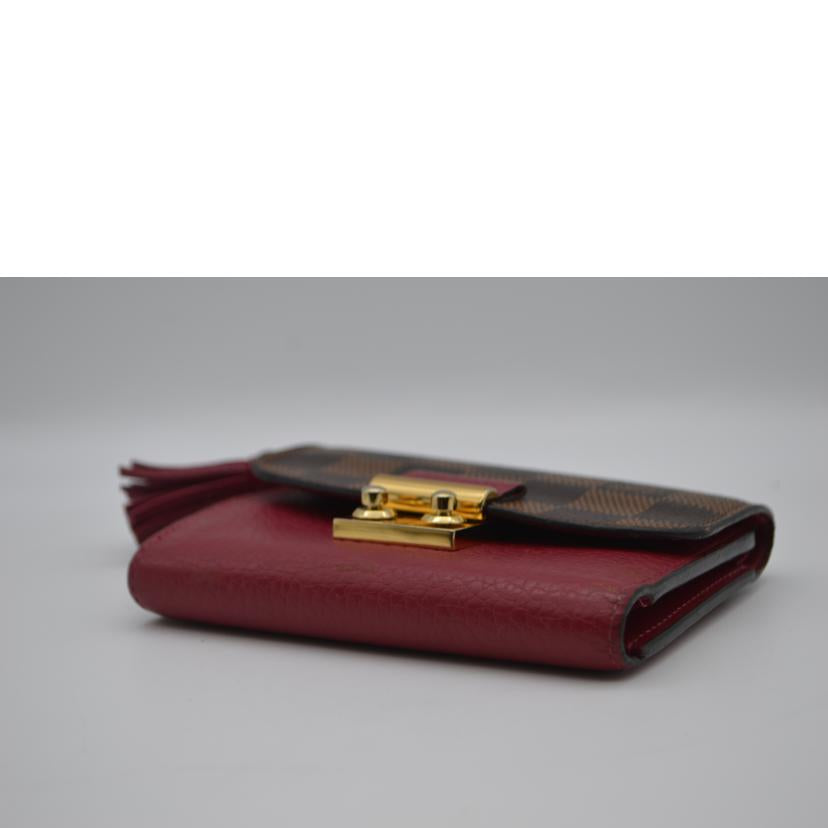 LV ルイヴィトン/ポルトフォイユ・クロワゼット・コンパクト/ダミエ/N60216//MI4***/Aランク/89