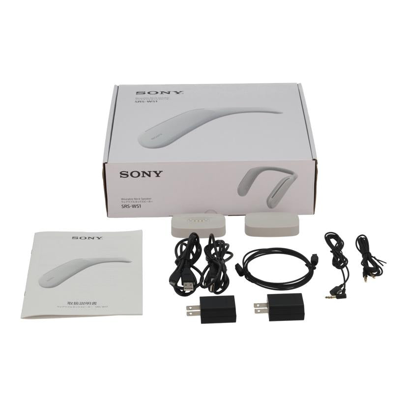 SONY ソニー/ウェアラブルネックスピーカー/SRS-WS1//S0131232726/ABランク/09