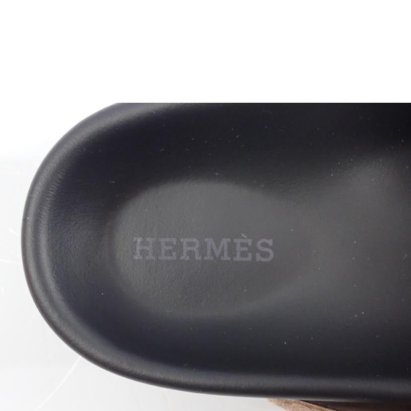HERMES HERMES/ミュール・ゴー/ベージュ・ヌード/39(約25.5cm)/FR231222Z// 22**/Aランク/62