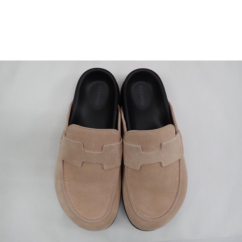 HERMES HERMES/ミュール・ゴー/ベージュ・ヌード/39(約25.5cm)/FR231222Z// 22**/Aランク/62