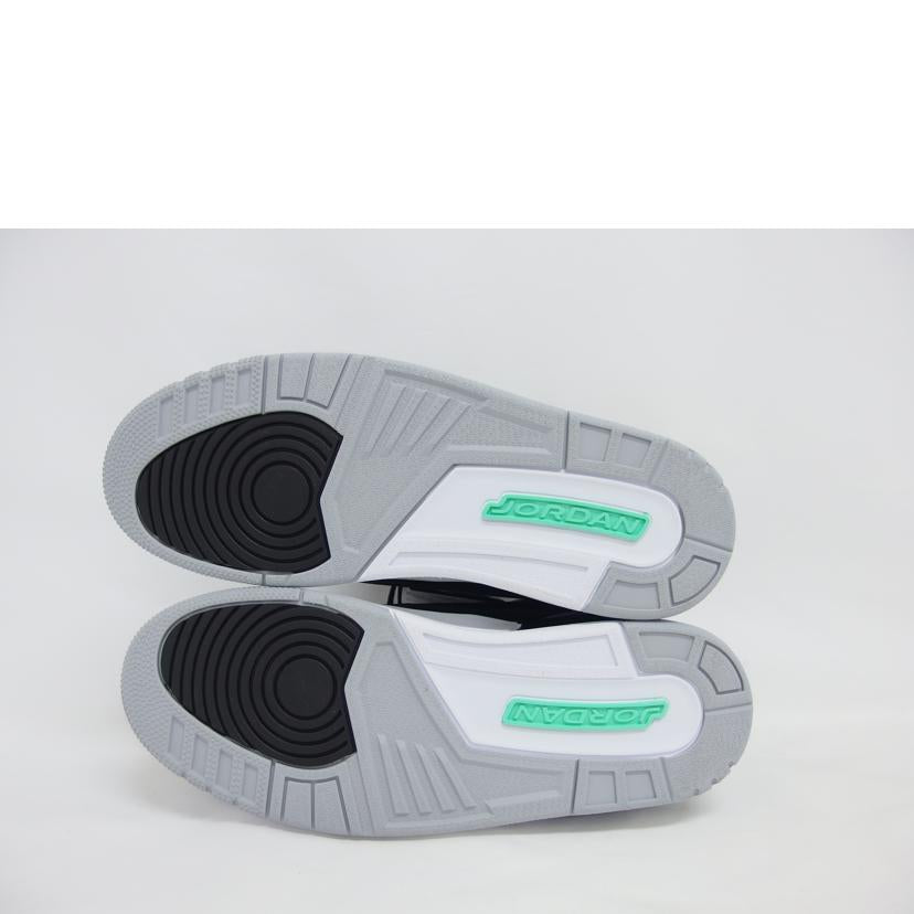 NIKE ナイキ/ AIR JORDAN 3 RETRO Green Glow/CT8532-031//Aランク/04