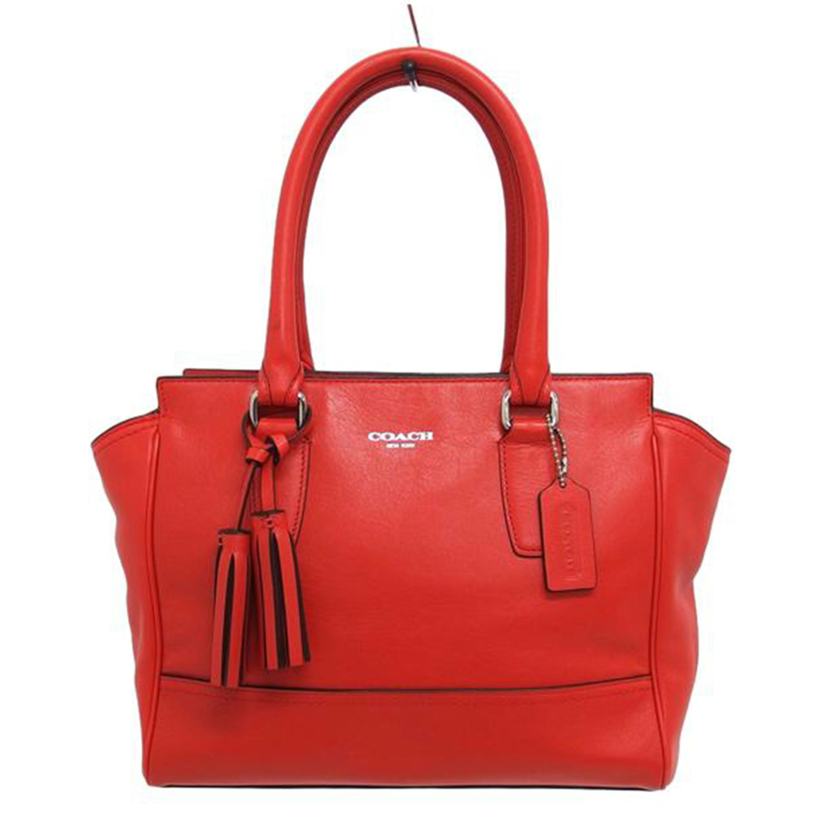 COACH コーチ/レガシーキャリーオール/レザートートバッグ/レッドオレンジ/19891//G12**/ABランク/04