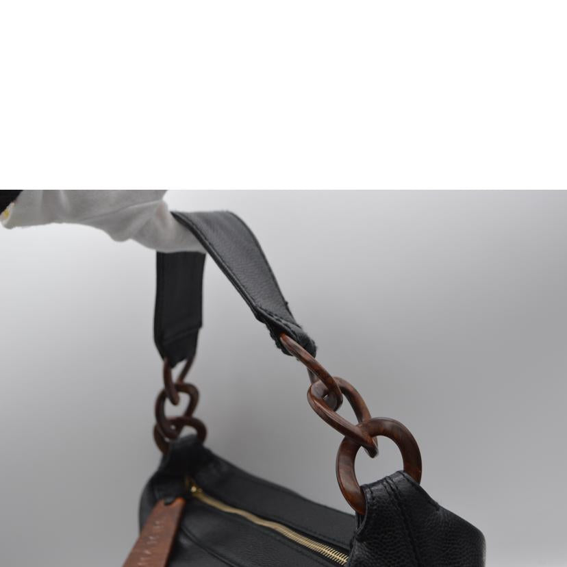 CHANEL シャネル/キャビアスキンウッドプラチェーンレザーハンド//741****/ABランク/89