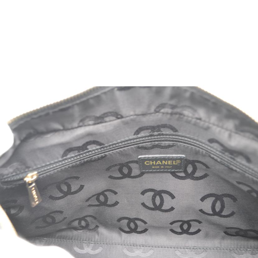 CHANEL シャネル/キャビアスキンウッドプラチェーンレザーハンド//741****/ABランク/89