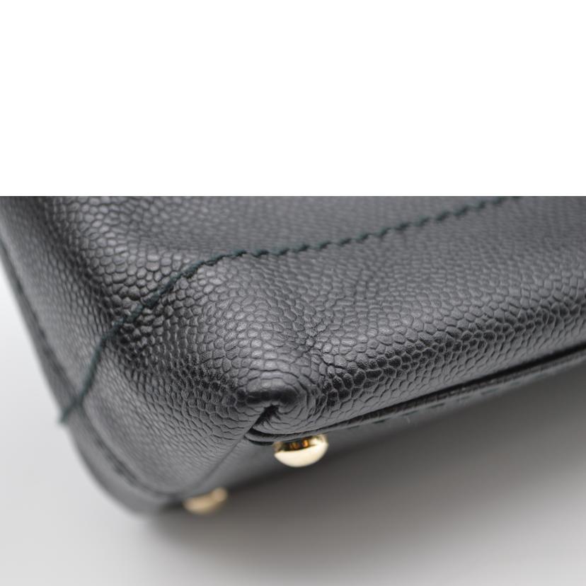 CHANEL シャネル/キャビアスキンウッドプラチェーンレザーハンド//741****/ABランク/89