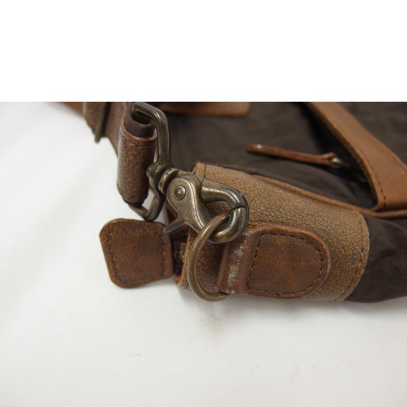 IBIZA イビザ/ナイロン/レザー2Wayトートバッグ/ブラウン//ABランク/04