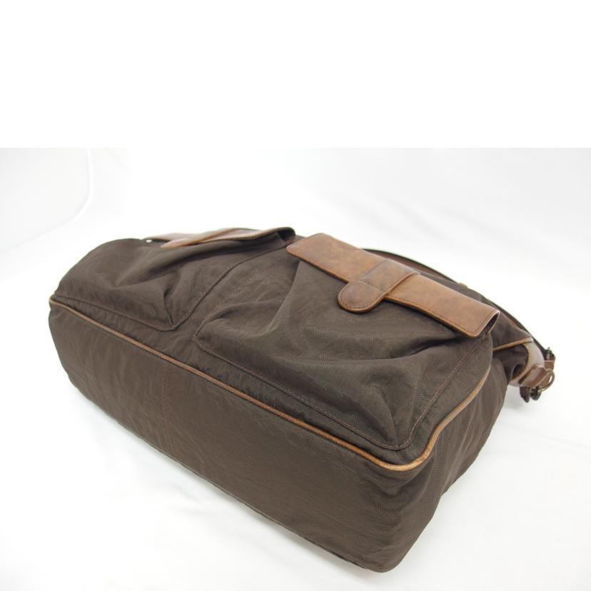 IBIZA イビザ/ナイロン/レザー2Wayトートバッグ/ブラウン//ABランク/04