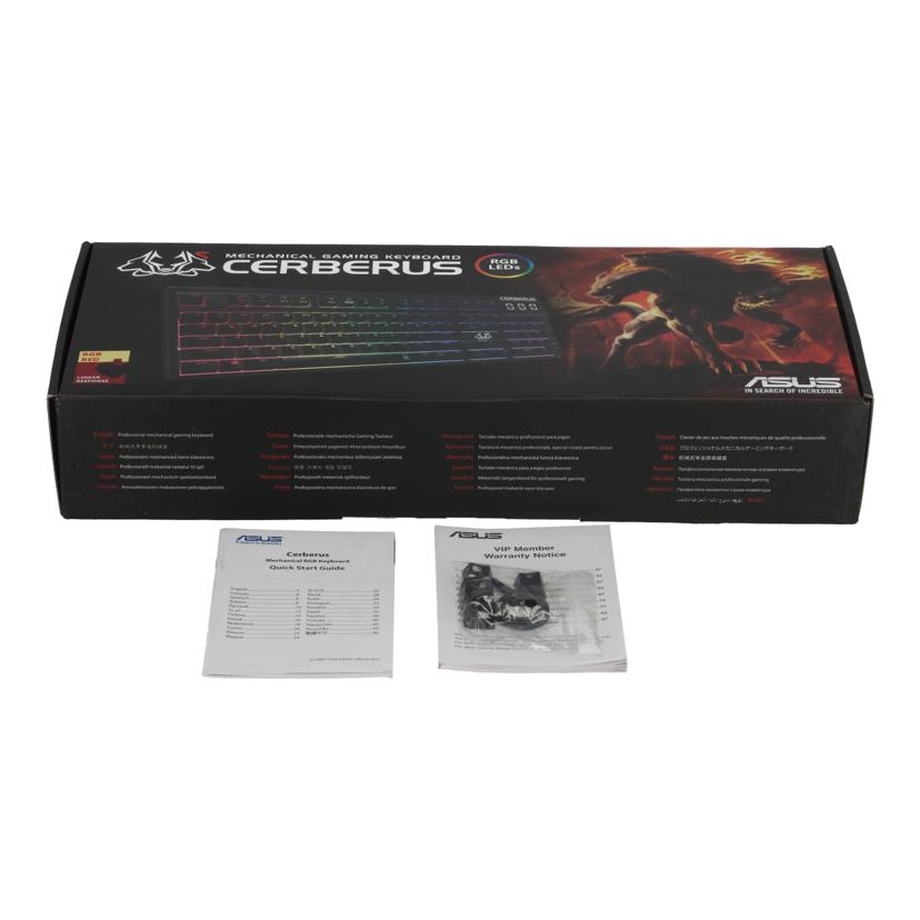 ASUS エイスース/ゲーミングキーボード/Cerberus Mech RGB RED//J6YHYHA00013/Bランク/65