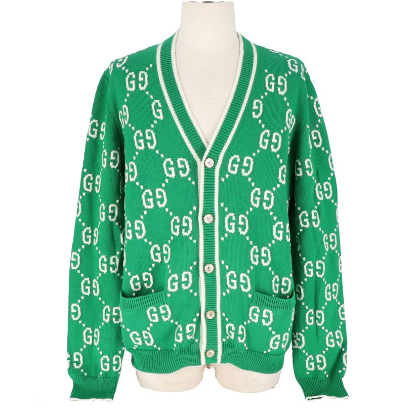 GUCCI グッチ/GG COTTON INTARSIA CARDIGAN/703943//サイズ:L/SAランク/91
