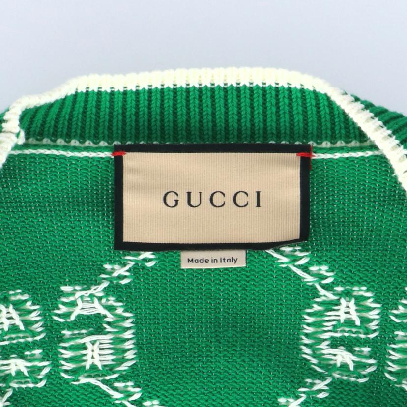 GUCCI グッチ/GG COTTON INTARSIA CARDIGAN/703943//サイズ:L/SAランク/91